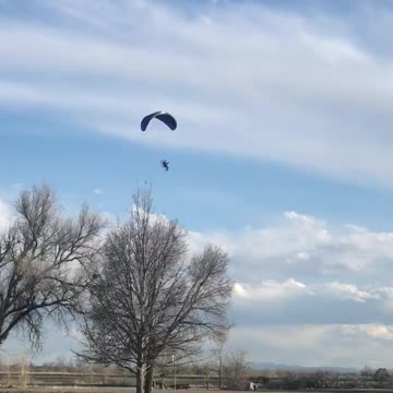 CamoCraig takes a spin on his Paramotor