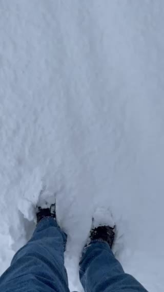 Super heavy wet snow!