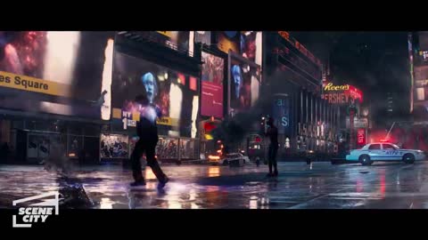 The Amazing Spider-Man 2: Spider-Man vs. Electro Times Square Fight (JAMIE FOXX, ANDREW GARFIELD)