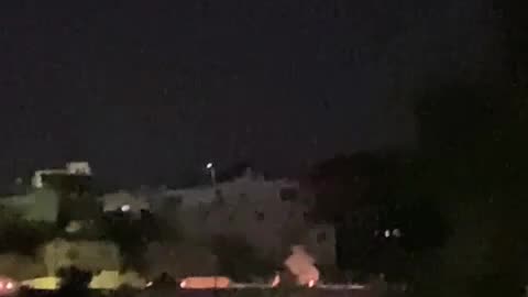 Footage shows the moment an Israeli military vehicle was targeted