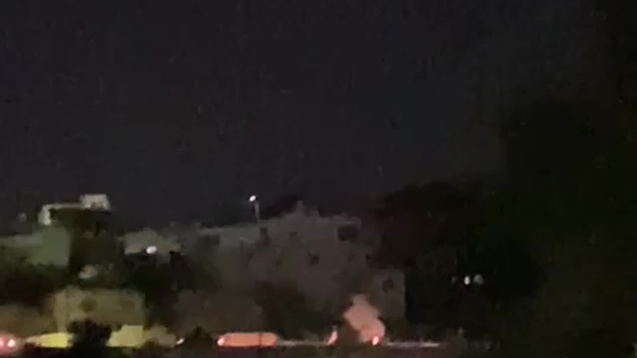 Footage shows the moment an Israeli military vehicle was targeted