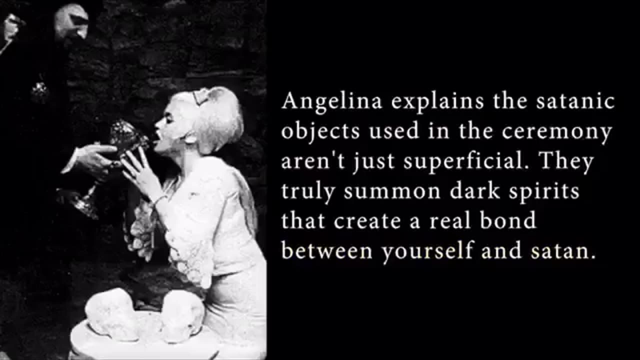 Angelina Jolie satanic rituals