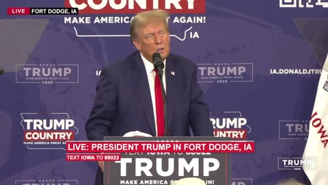 Trump in Fort Dodge, IA Nov 18