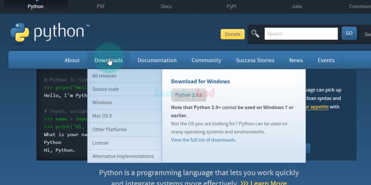 How to Download and Install Python's latest version in Windows