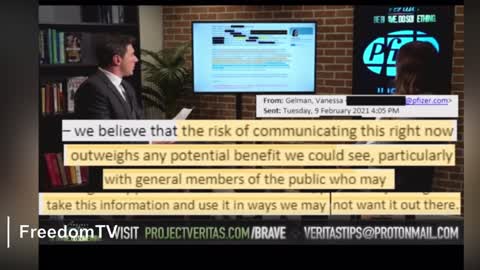 Pfizer Sr Director Vanessa Gelman Running From Project Veritas And the truth