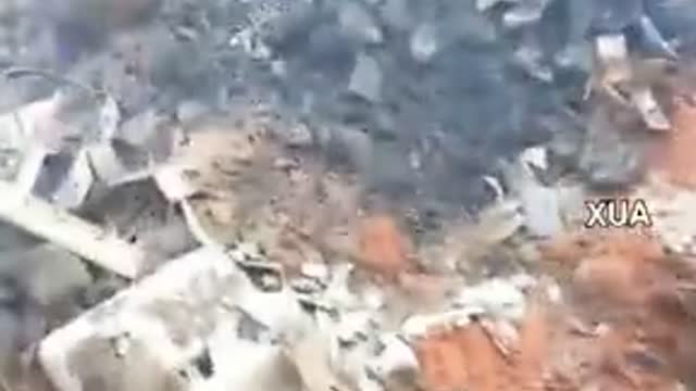 Footage of Bila Tservka following this morning's Russian attack.