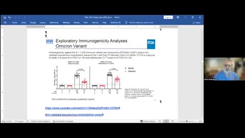 Shocking admissions from Pfizer's rep in key FDA meeting on MRNA jabs for 6 months olds