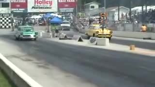 1957 Chev Gasser Wheelstand NHRR 2008