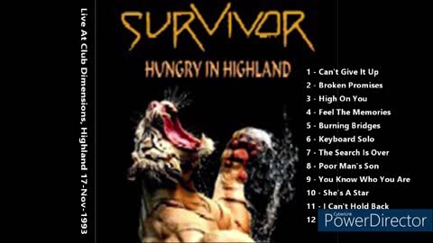 Survivor Live November 17 , 1993 Club Dimensions, Highland