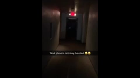 Spooky sounds at work at night time