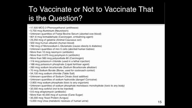 The Testimony of Dr. Robert O Young on Vaccines