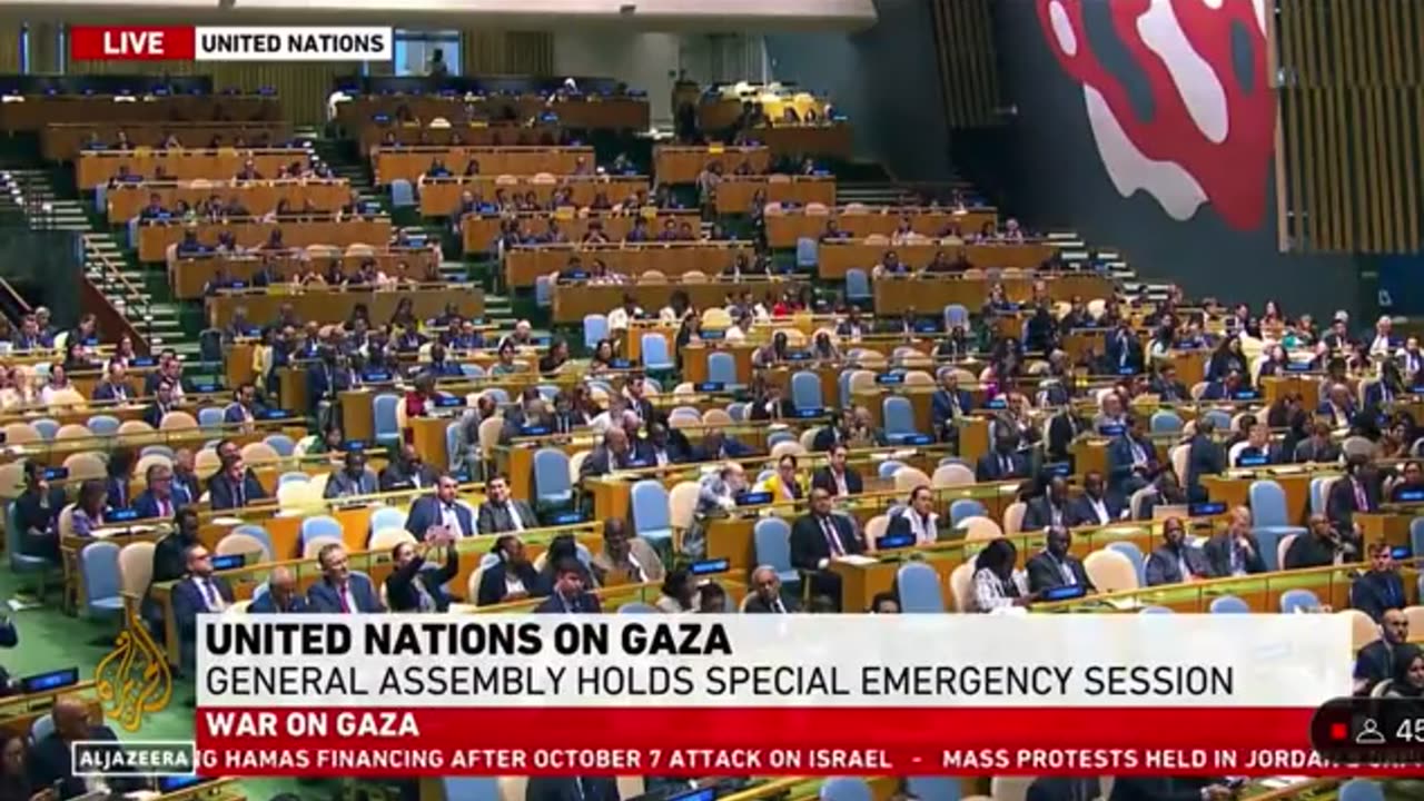 UN General Assembly just voted to condemn the attack on Israel by Hamas. It failed