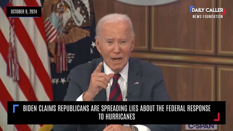 Biden Claims Republicans Are Spreading Lies About Hurricane Response