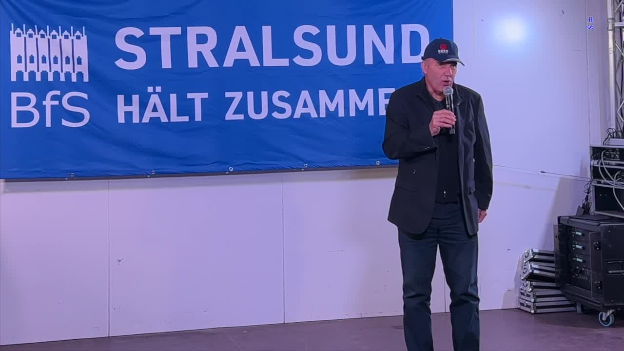 Stralsund - Redebeitrag von Gerd Scharmberg 19-10-2022