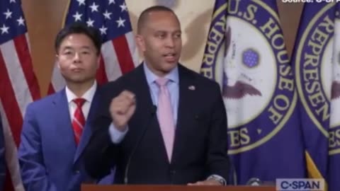 Hakeem Jeffries Gives Reporters A Good Serving of WORD SALAD ALA KAMALA