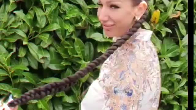 Braided ponytail looking nice