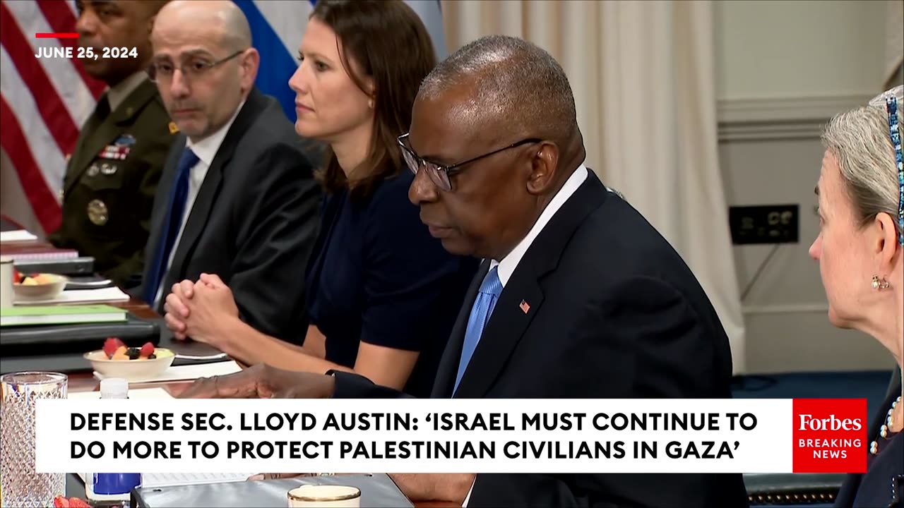 Lloyd Austin- Israel Must Continue To Do More To Protect Palestinian Civilians In Gaza