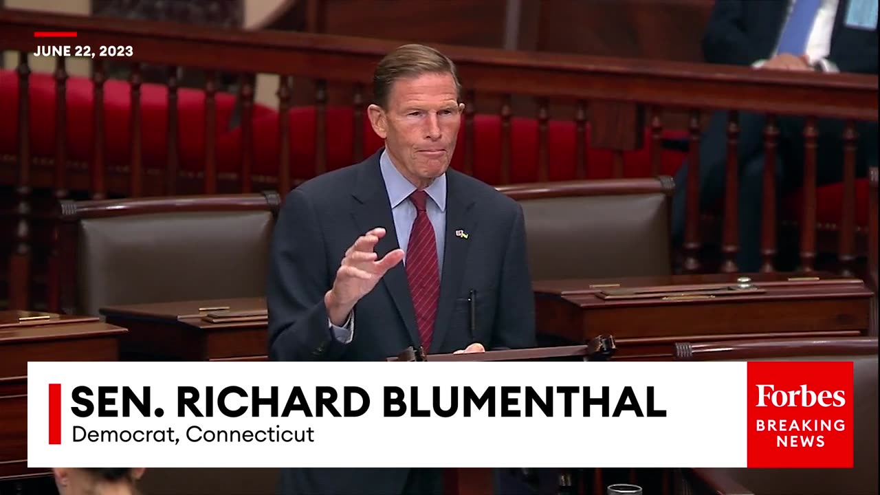 'They Are So Dangerous'- Richard Blumenthal Rails Against Pistol Braces