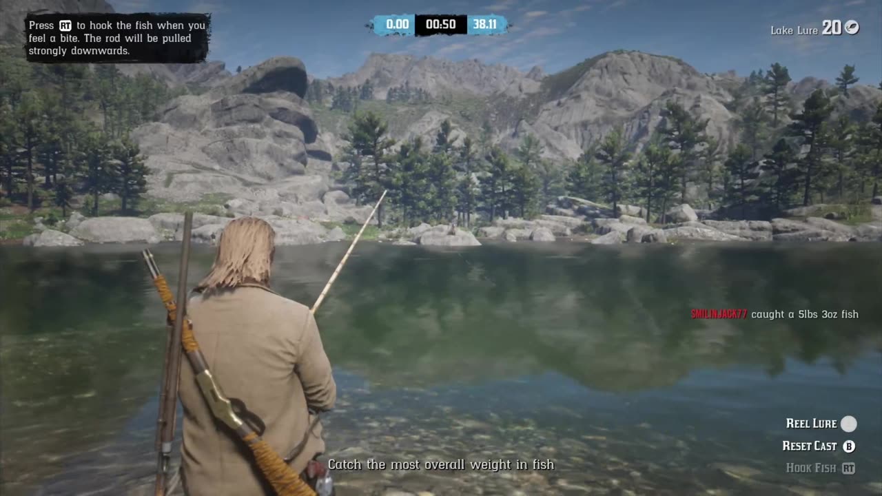 Red Dead Redemption 2 fishing challenge gone wrong!