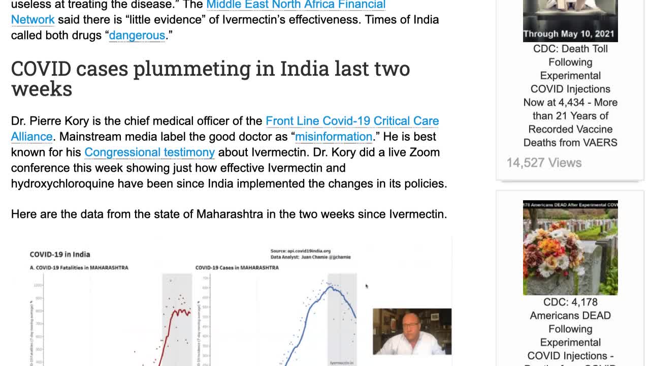 COVID-19 Cases Plummet in India as They Distribute Ivermectin and HCQ