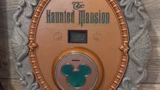 Haunted Mansion Entrance Sign Magic Band Scanner