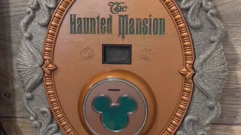 Haunted Mansion Entrance Sign Magic Band Scanner