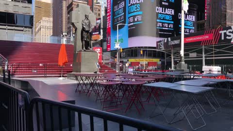 NYC Coronavirus Empty Times Square