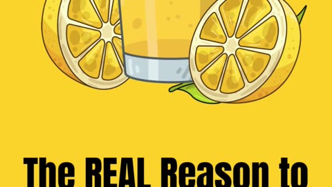 The REAL Reason to Drink Lemon Water Every Day