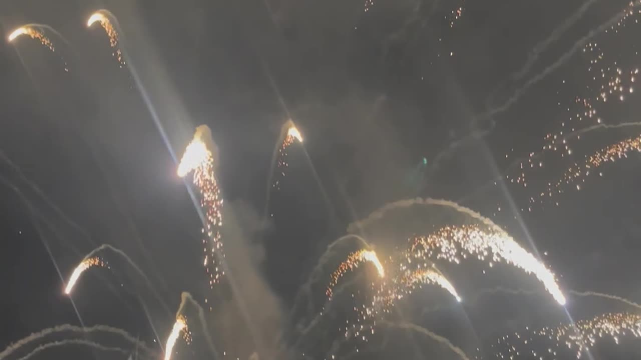 Fireworks Accidentally Fall Onto the Audience