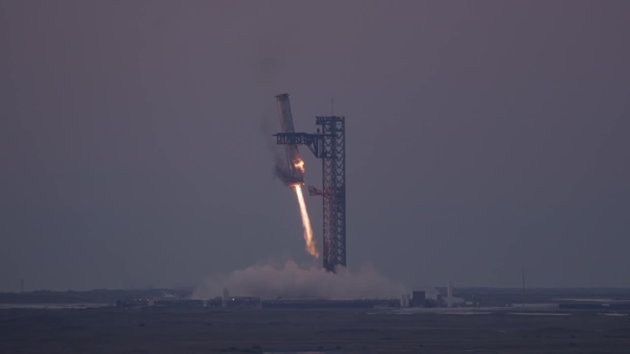 SpaceX Starship Flight 5 - 4K Launch Replay (4K_HD)