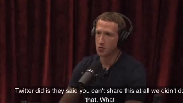 Aug. 25 2022 Facebook algorithmically censored the Hunter Biden laptop story for 7 days based on a general request from the FBI to restrict election misinformation. Zuckerberg lies and lies more. yes Facebook did delete the story. then says he cant rememb