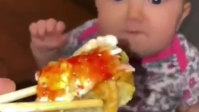 Kid eating