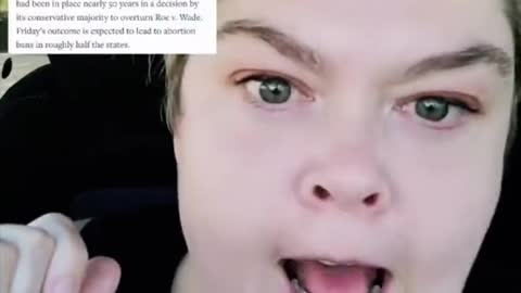 Short Haired Nut Has Mental Breakdown on TikTok over Abortion