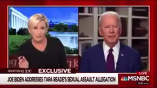 Watch quid pro joe deflect from being transparent on Tara rede