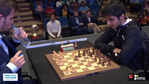The shortest game of Magnus Carlsen's chess career!