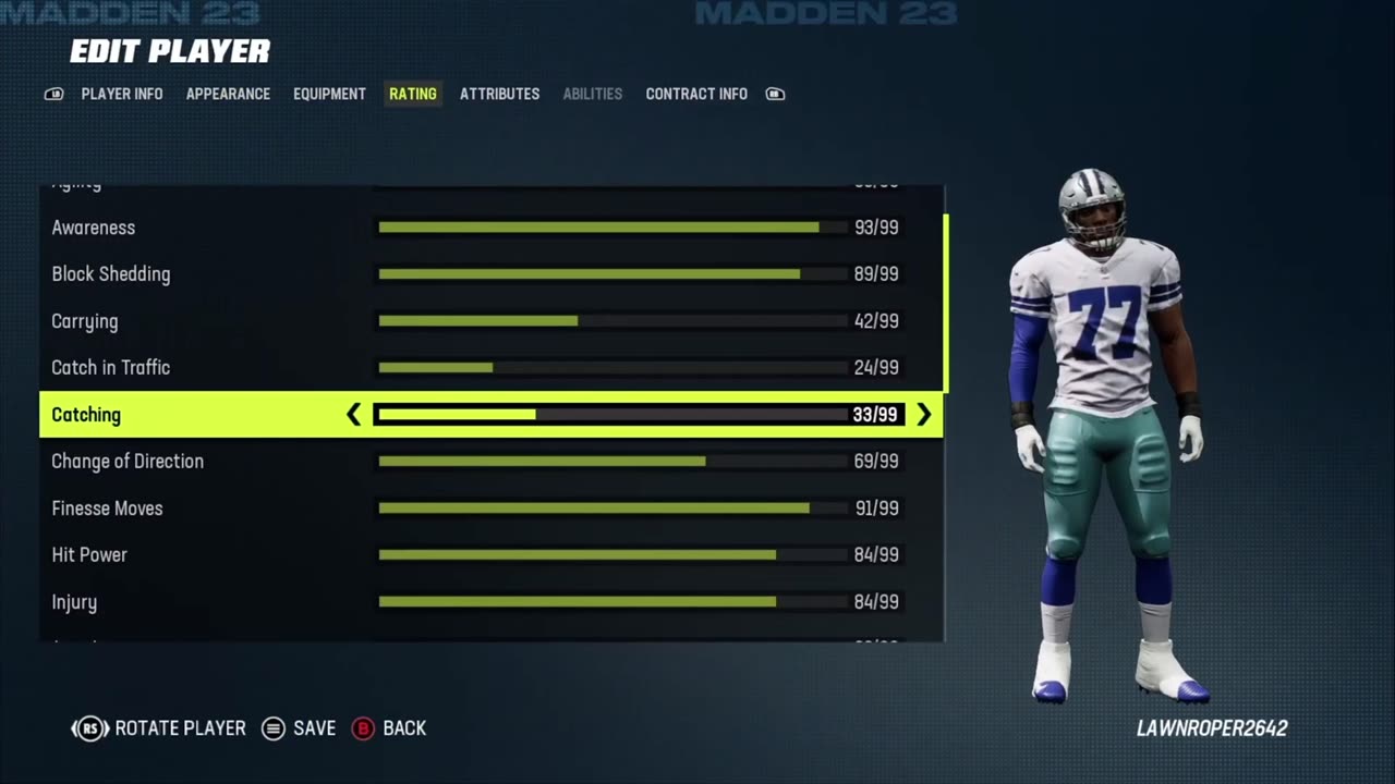 How To Create Jim Jeffcoat 1990s Madden 23