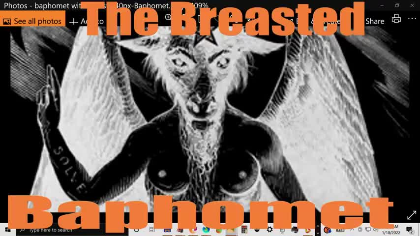 According to T. D. Jakes and Joyce Meyer - Baphomet (the Breasted one) is THEIR