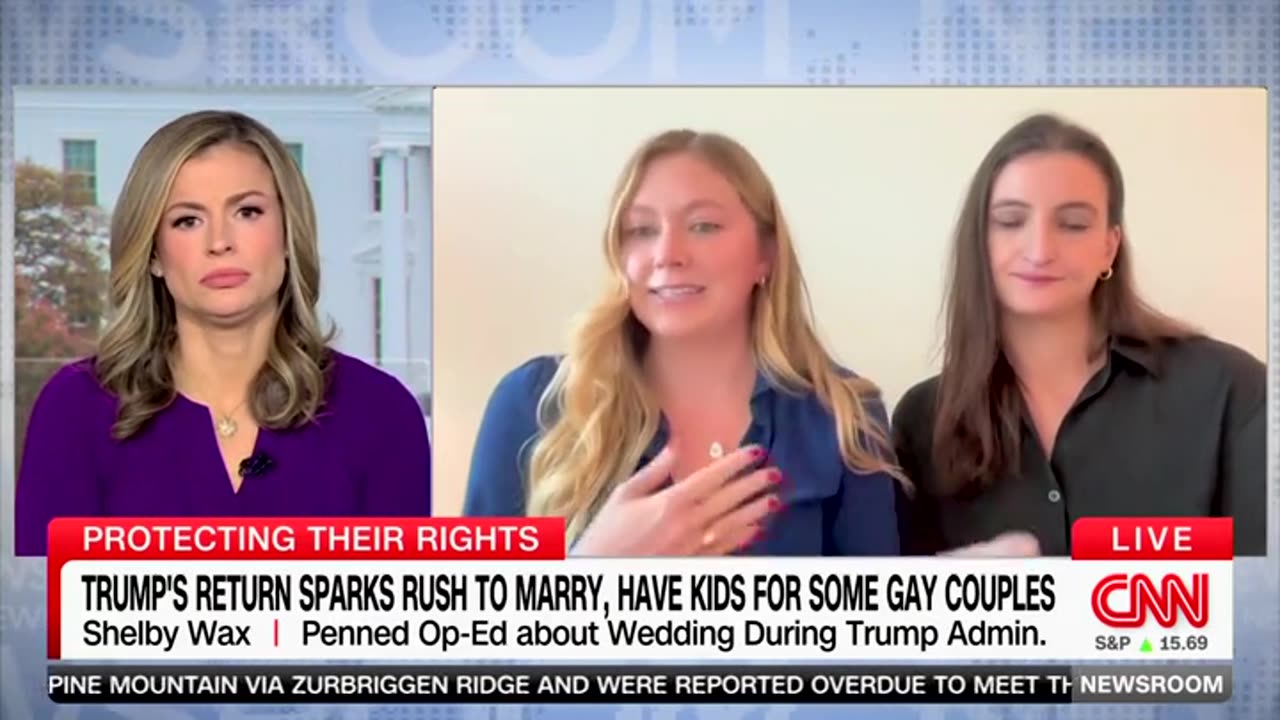 CNN Dedicates Segment To Lesbians Fearing Trump Will Ban Gays Marrying And Adopting Children