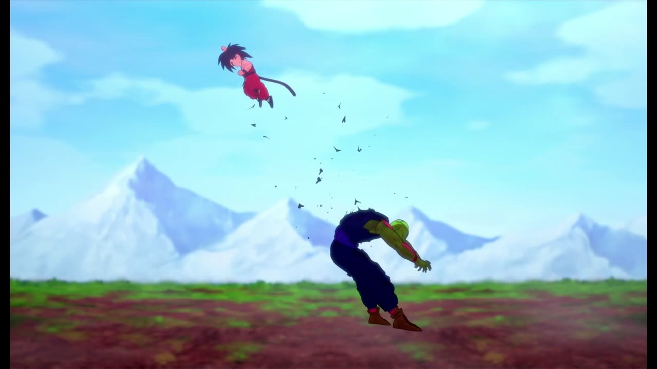 Goku Kills Demon King Piccolo! (SFX/Rescore Scene)