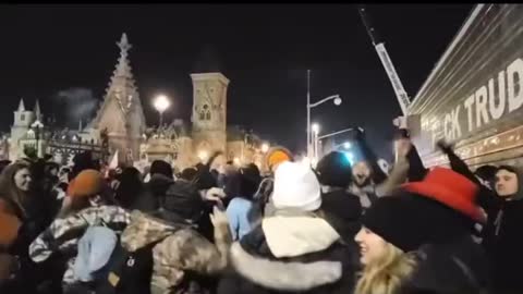 Canada takes the lead showing American Truckers and protesters how its done