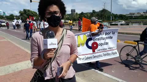 La marcha se toma el Centro de Cartagena