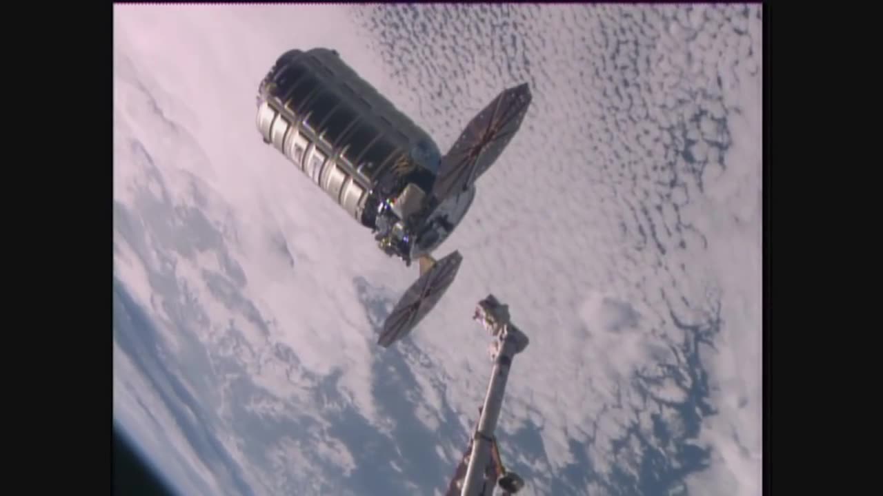 U.S. Commercial Cargo Ship Departs the Space Station Headed for a Destructive Reentry