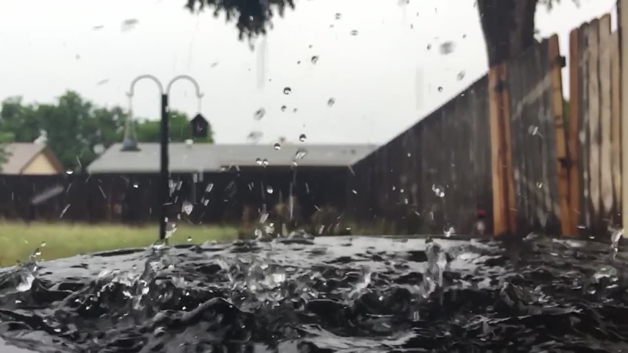 dance of raindrops