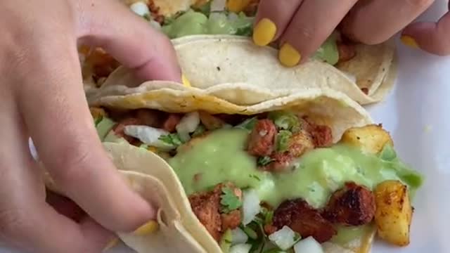 AL PASTOR TACOS at Homemade Taqueria in