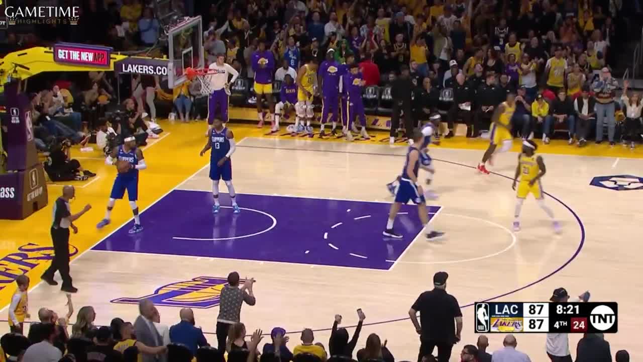 Los Angeles Lakers VS. Los Angeles Clippers Game Highlight