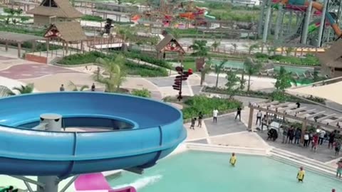 A new water park in Bangladesh