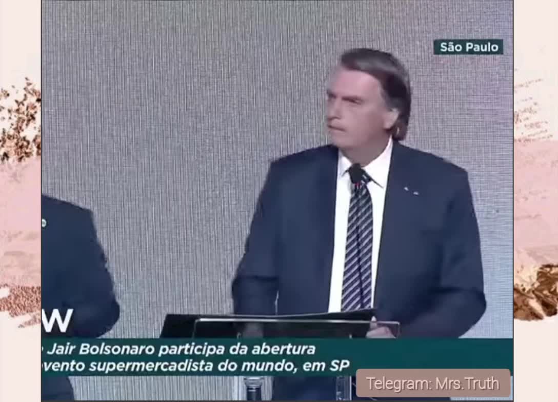 PRESIDENTE DO BRASIL FALA SOBRE VACINA CORONAVAC