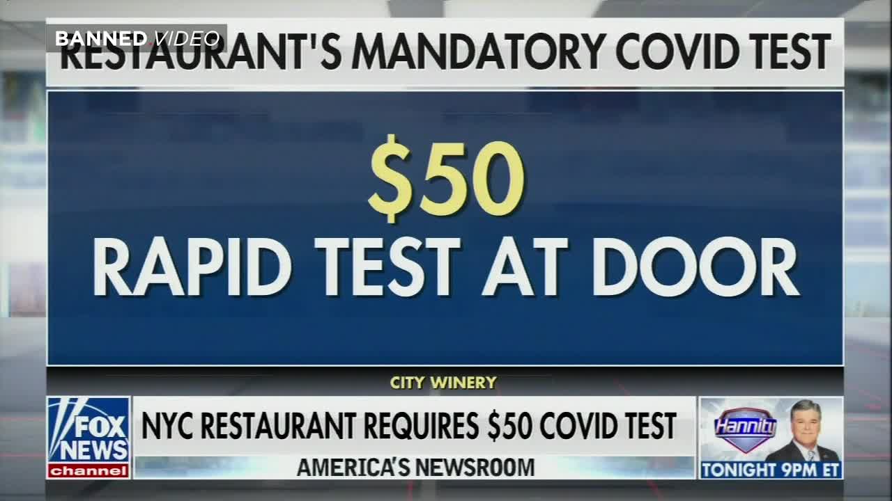 NY Resturant Forces Diners To Get COVID-19 Rapid Test