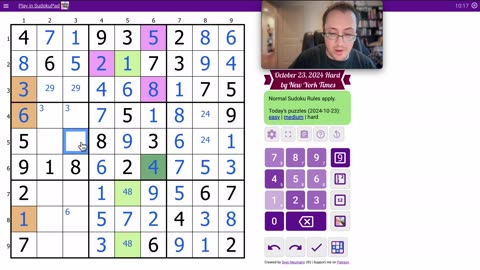 Sudoku 2024 10 23 hard