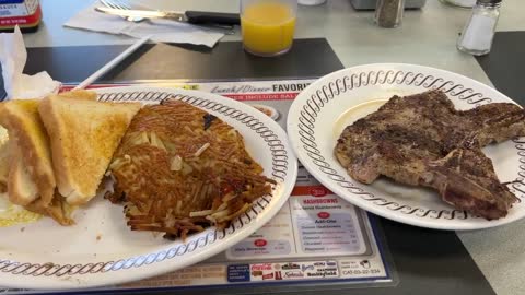 MEAL OF THE DAY WAFFLE HOUSE PORT ALLEN LOUISIANA USA